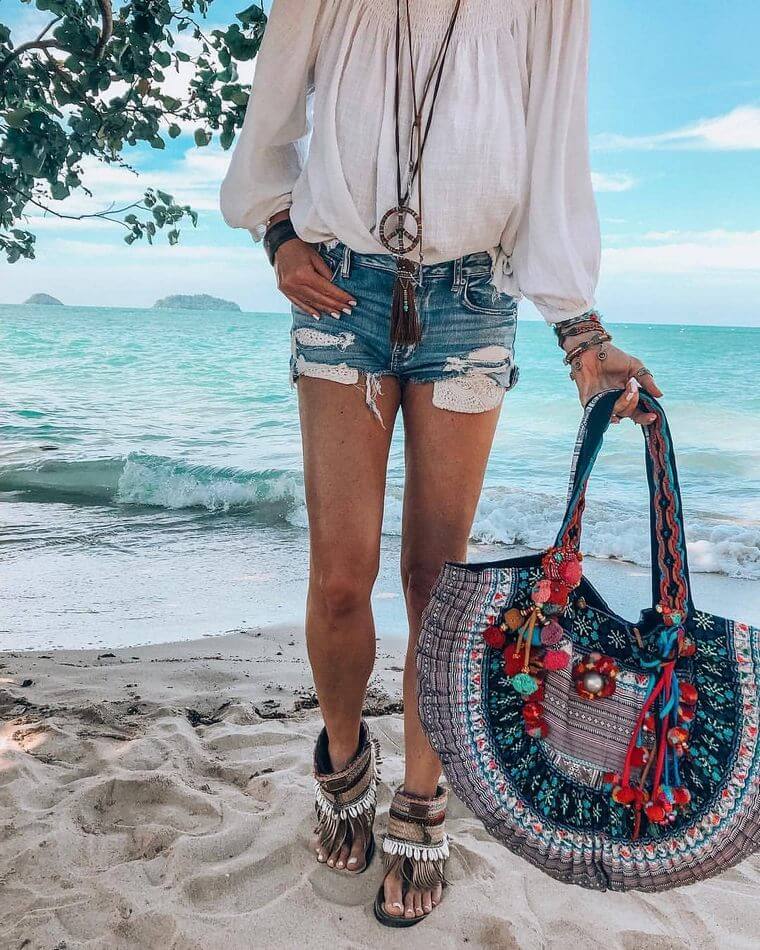 Bohemian best sale style bags