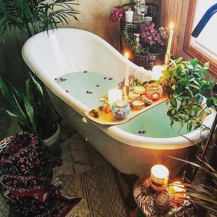 bohemian bathroom (8)