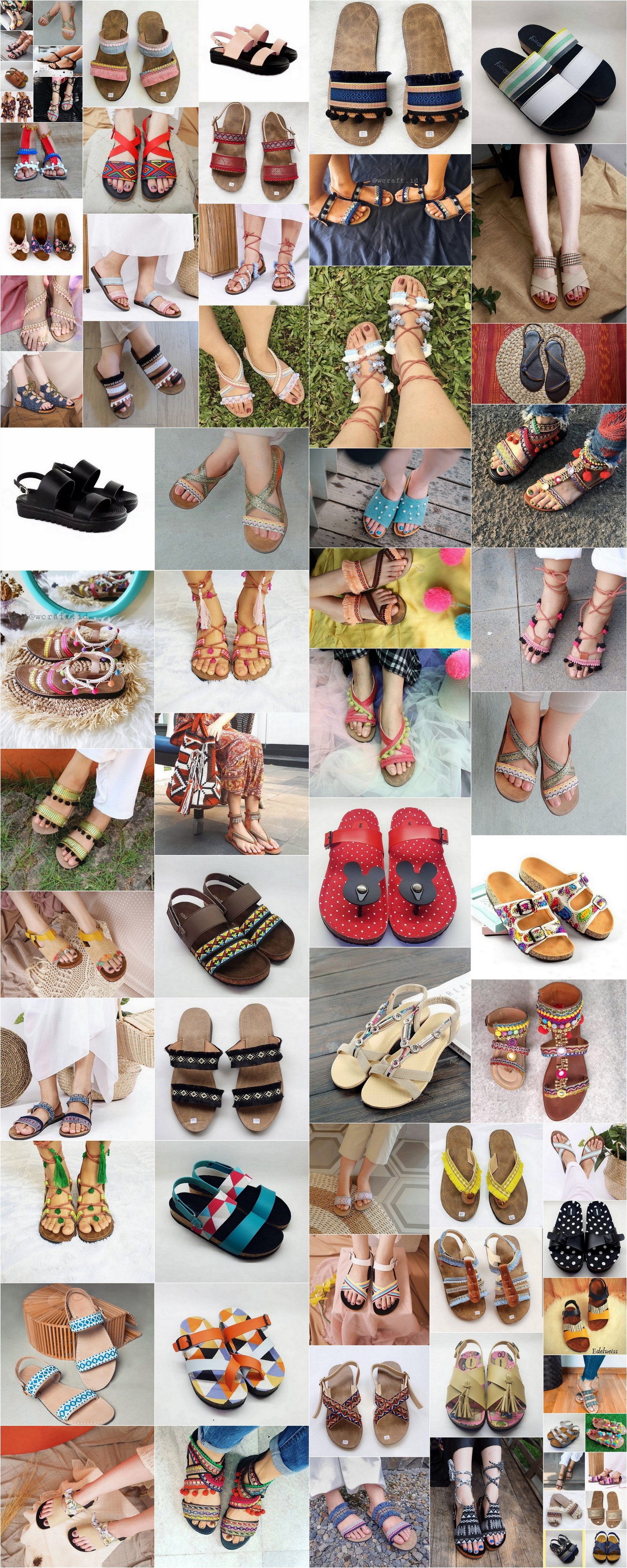 sandals for bohemian attire