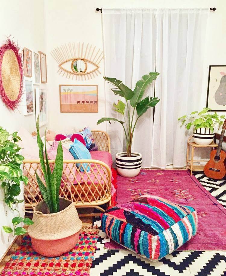 80+ Ideas for Boho Style Furniture and Decor | Hippie Boho Gypsy