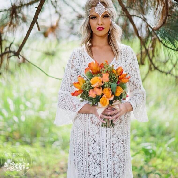 Bohemian wedding dresses (39)
