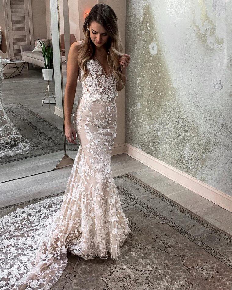 Bohemian wedding dresses (44)