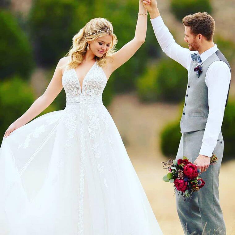 Bohemian wedding dresses (5