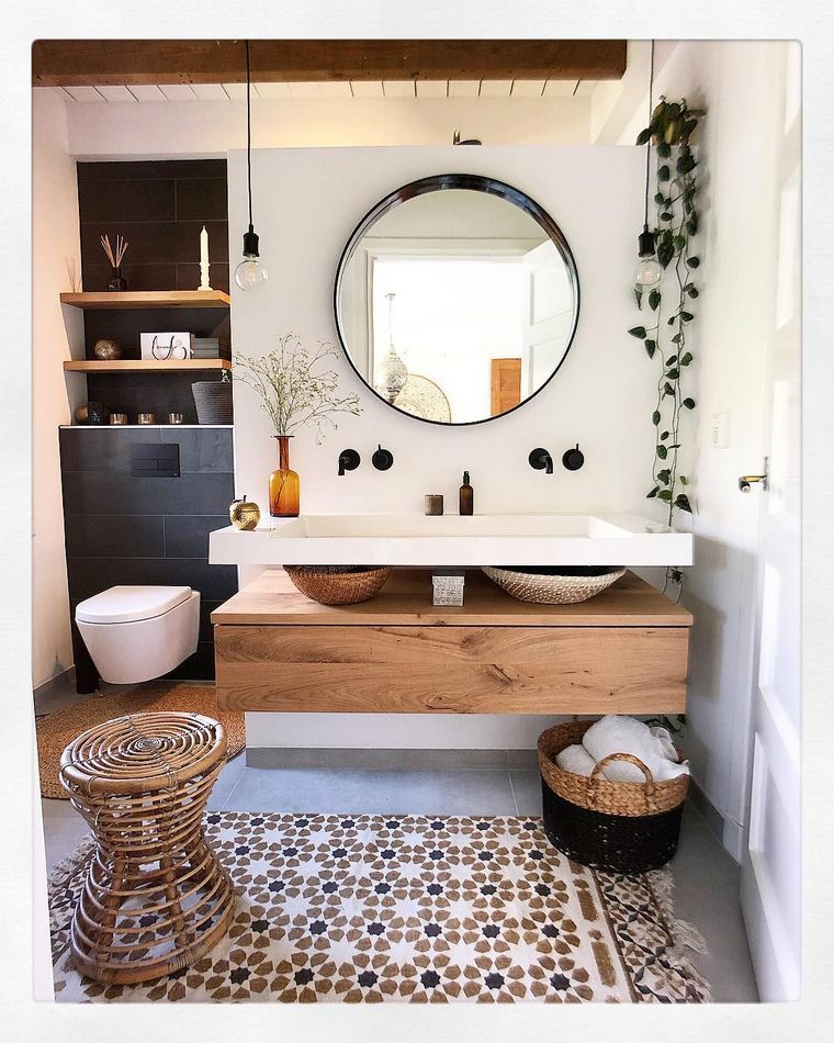 60 Best and Bright Boho Bathroom  Ideas  Hippie  Boho Gypsy