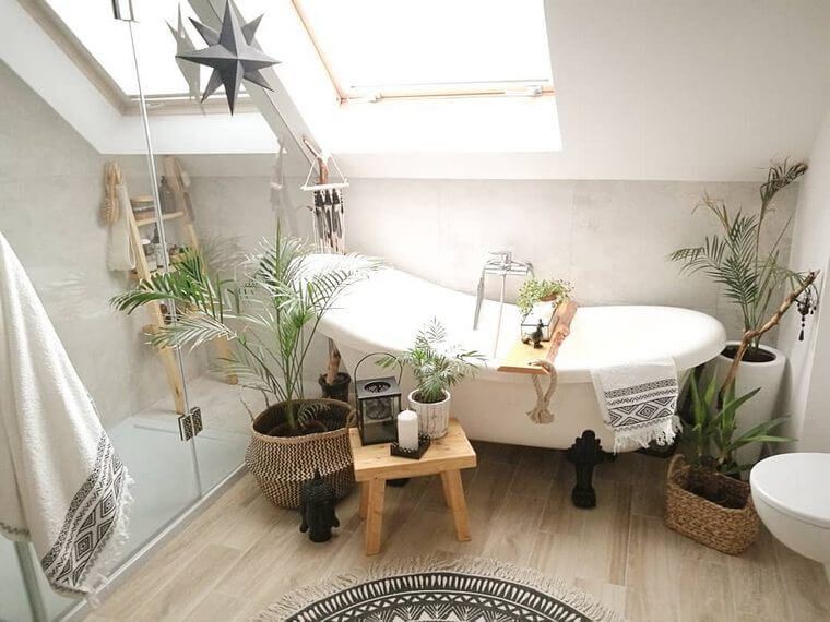 boho bathroom (70)