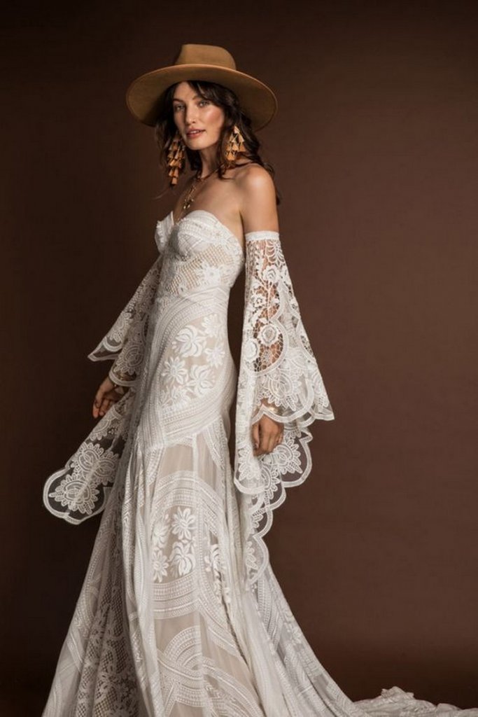 60 Not to Miss Bohemian Wedding Dresses | Hippie Boho Gypsy