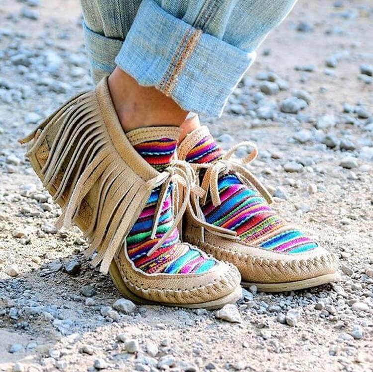 Classic & Stylish Bohemian Shoes Ideas | Hippie Boho Gypsy