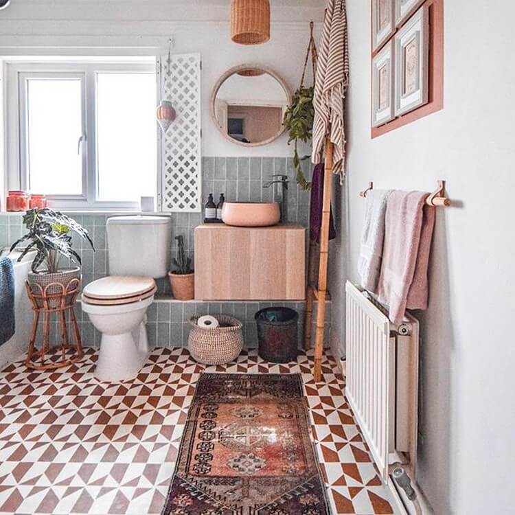 Bohemian bathroom (11)