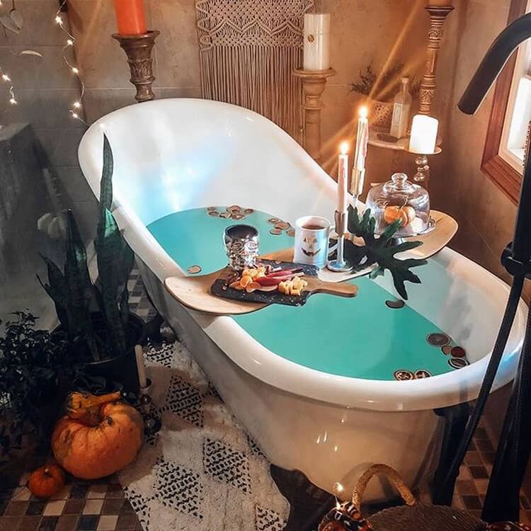 Bohemian bathroom (12)