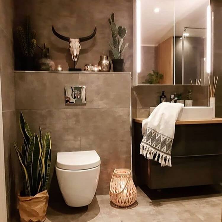 Bohemian bathroom (8)