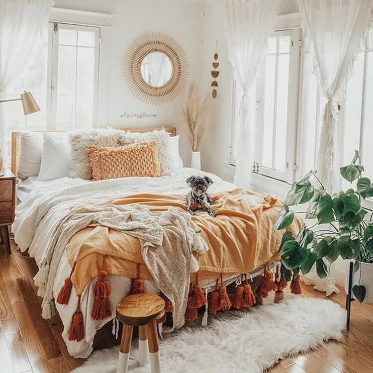 Bohemian bedroom (30)