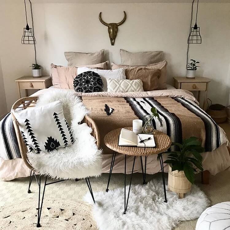 Bohemian bedroom (6)