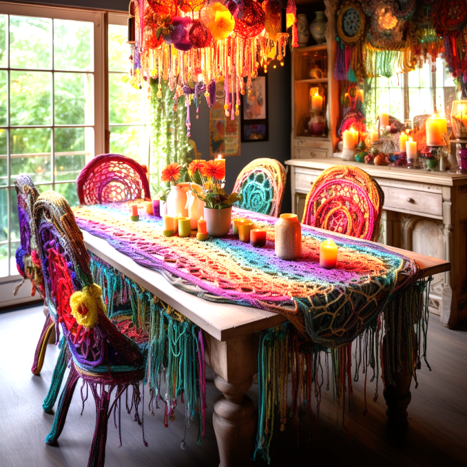 Dining Experience with Bohemian-Inspired Table and Chairs (13)