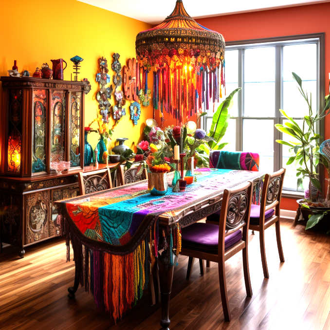 Dining Experience with Bohemian-Inspired Table and Chairs (15)