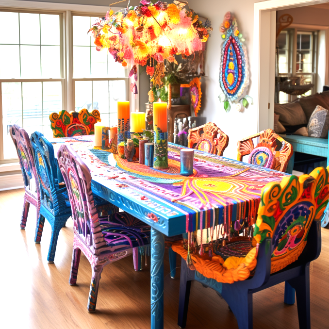 Dining Experience with Bohemian-Inspired Table and Chairs (20)