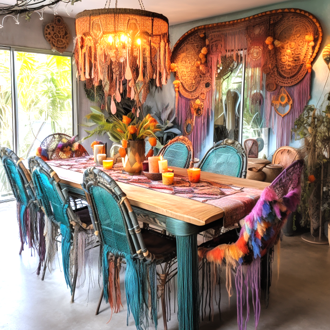 Dining Experience with Bohemian-Inspired Table and Chairs (22)