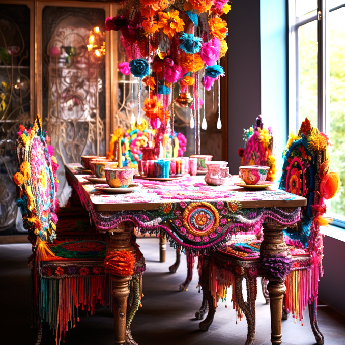 Dining Experience with Bohemian-Inspired Table and Chairs (25)
