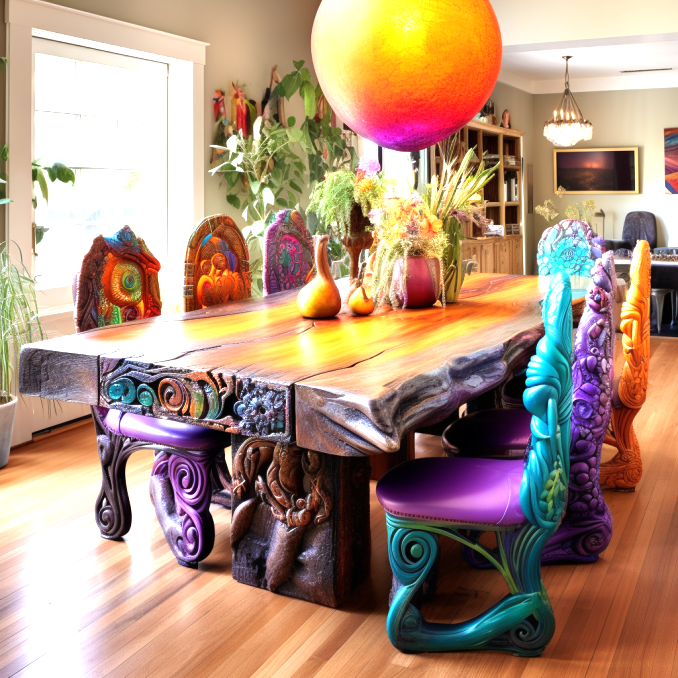 Dining Experience with Bohemian-Inspired Table and Chairs (9)