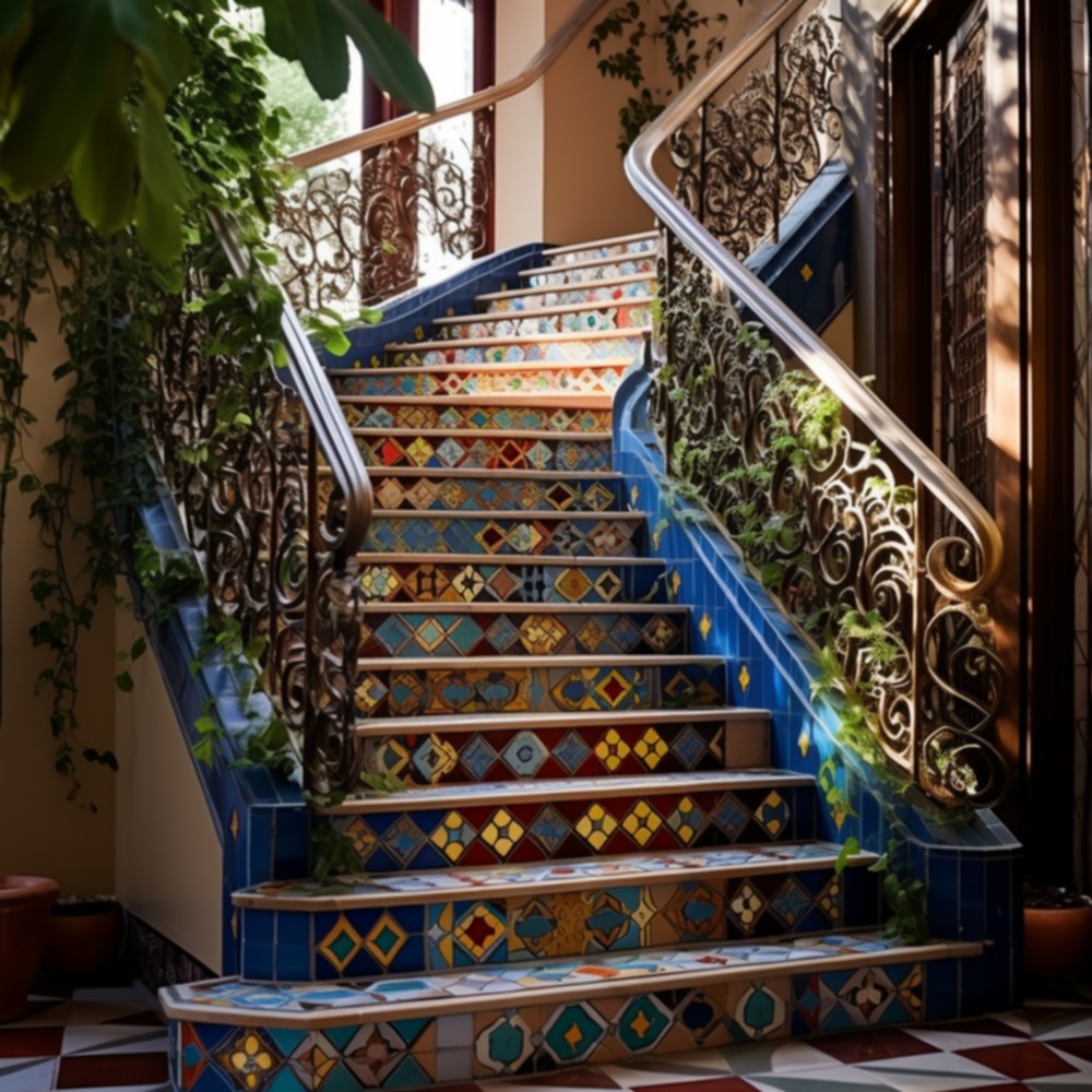 Step Into Hippie Bliss Transforming Your Stairs With Style (2)