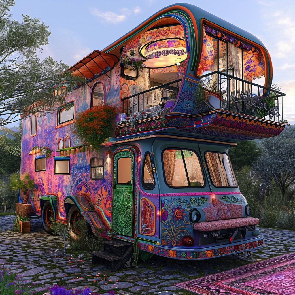 Vanifesting Freedom Discovering Bohemian Bliss in Hippie Van Life (11)