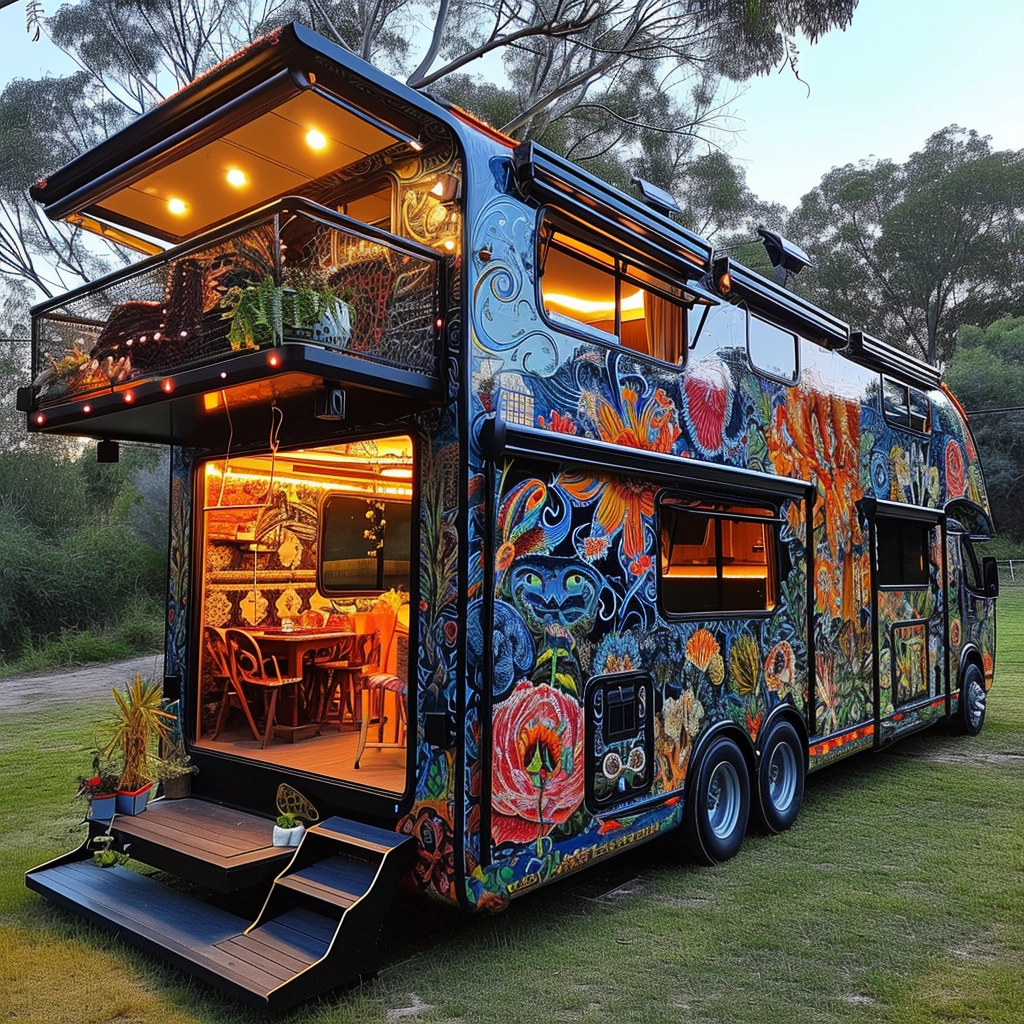 Vanifesting Freedom Discovering Bohemian Bliss in Hippie Van Life (16)