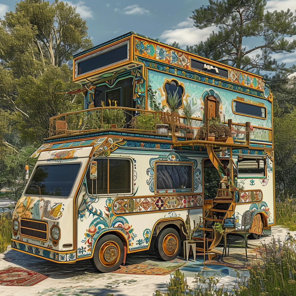 Vanifesting Freedom Discovering Bohemian Bliss in Hippie Van Life (19)