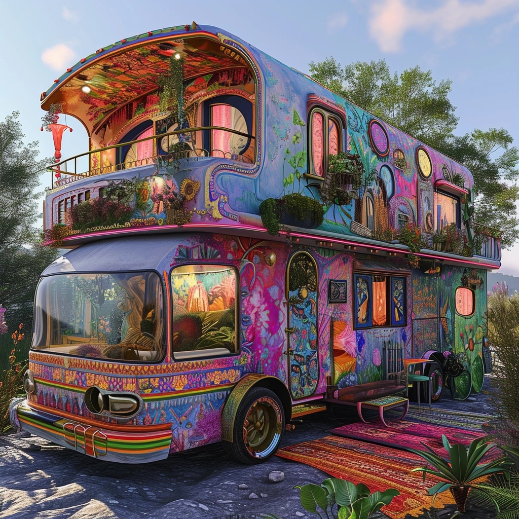 Vanifesting Freedom Discovering Bohemian Bliss in Hippie Van Life (22)