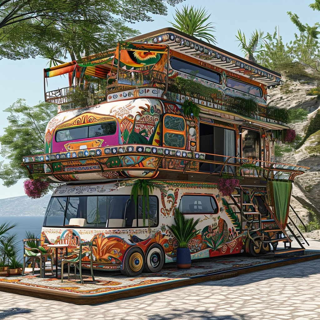 Vanifesting Freedom Discovering Bohemian Bliss in Hippie Van Life (29)