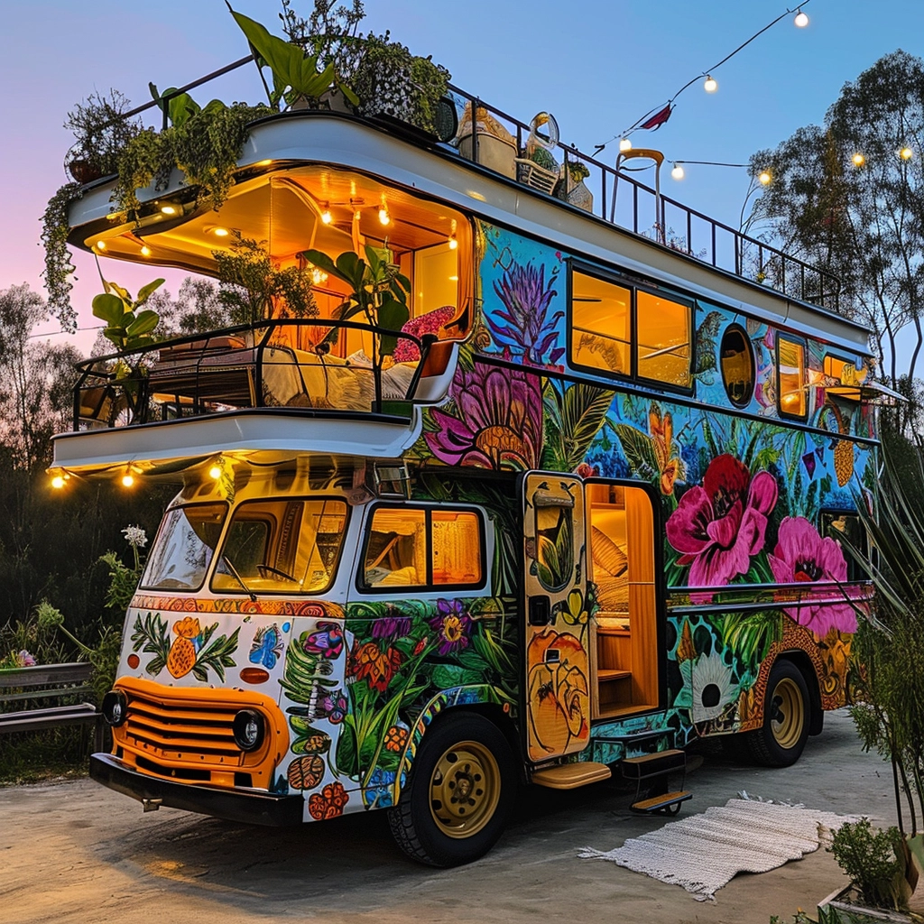 Vanifesting Freedom Discovering Bohemian Bliss in Hippie Van Life (43)