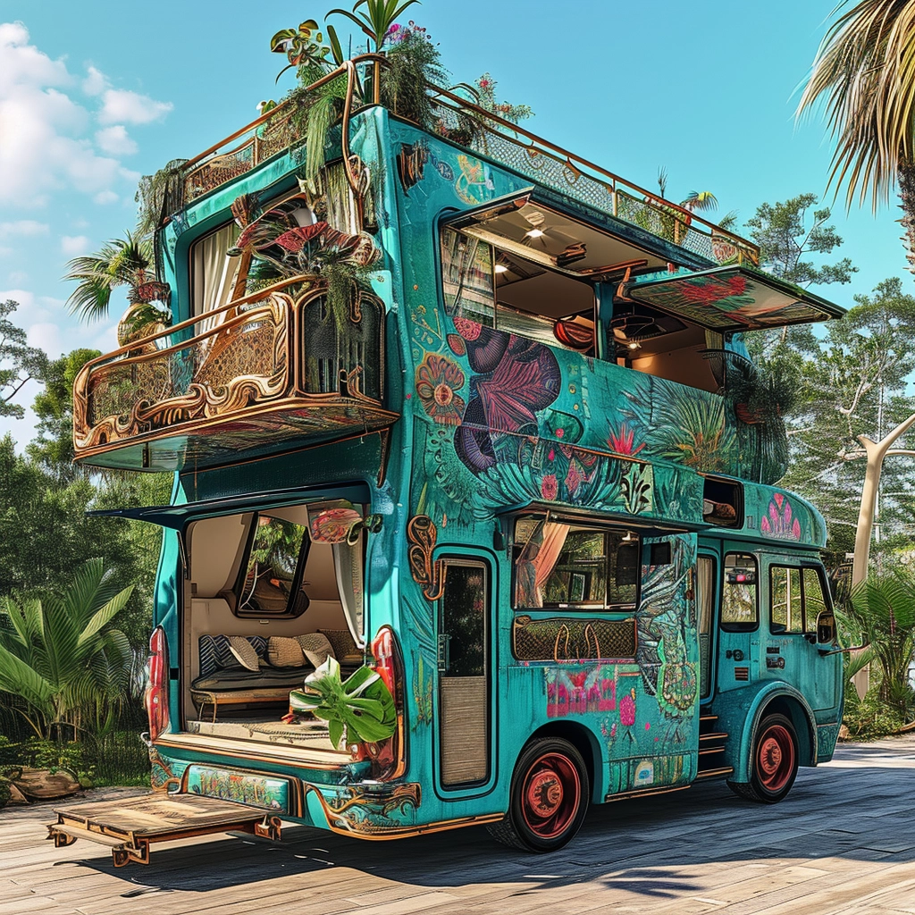 Vanifesting Freedom Discovering Bohemian Bliss in Hippie Van Life (5)