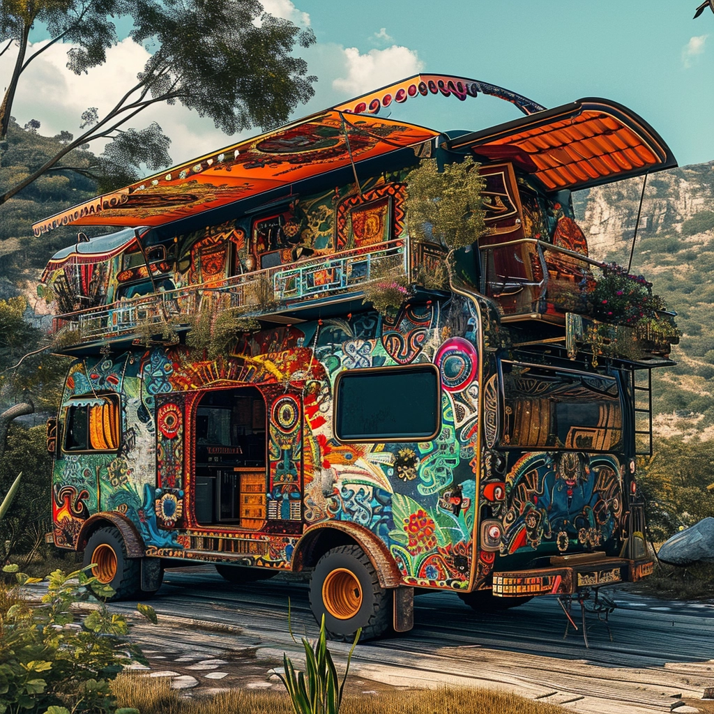 Vanifesting Freedom Discovering Bohemian Bliss in Hippie Van Life (51)