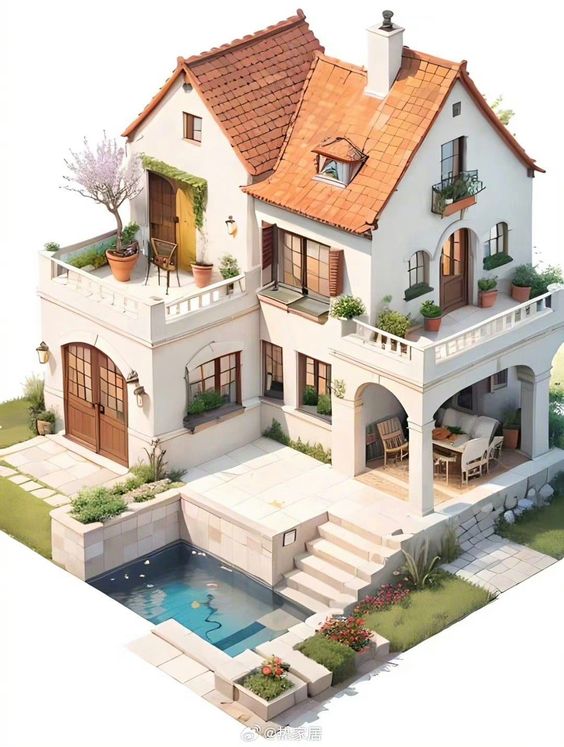 Nature's Haven Create Your Perfect Getaway with a Beautiful Garden House 🌿🌺 (16)