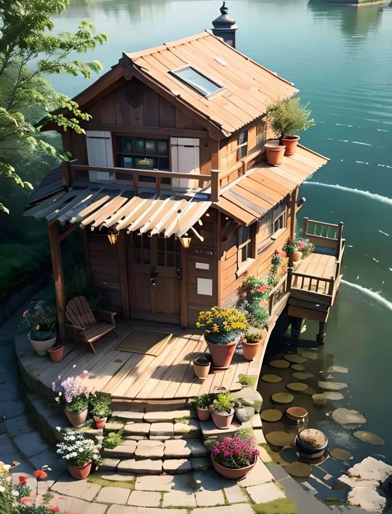 Nature's Haven Create Your Perfect Getaway with a Beautiful Garden House 🌿🌺 (23)