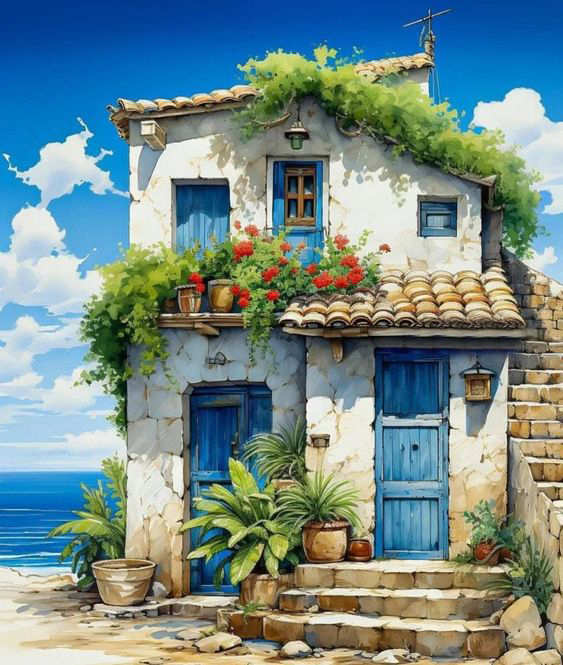 Nature's Haven Create Your Perfect Getaway with a Beautiful Garden House 🌿🌺 (24)