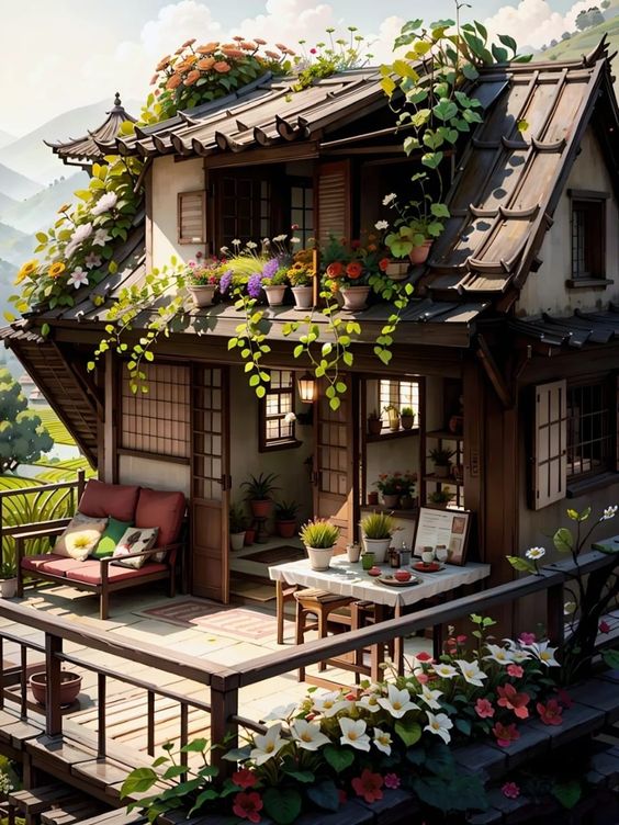 Nature's Haven Create Your Perfect Getaway with a Beautiful Garden House 🌿🌺 (26)