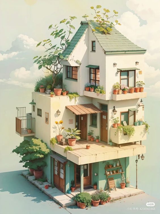 Nature's Haven Create Your Perfect Getaway with a Beautiful Garden House 🌿🌺 (27)
