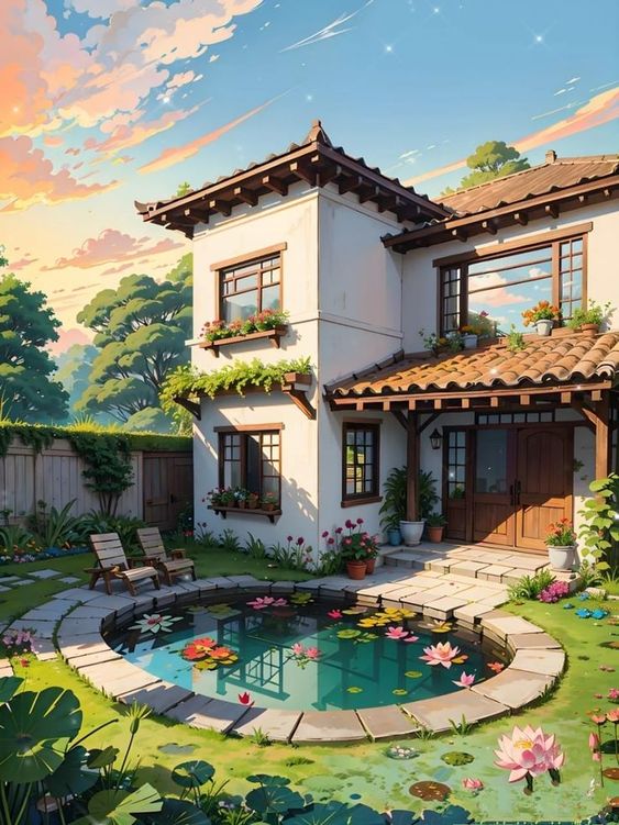 Nature's Haven Create Your Perfect Getaway with a Beautiful Garden House 🌿🌺 (28)