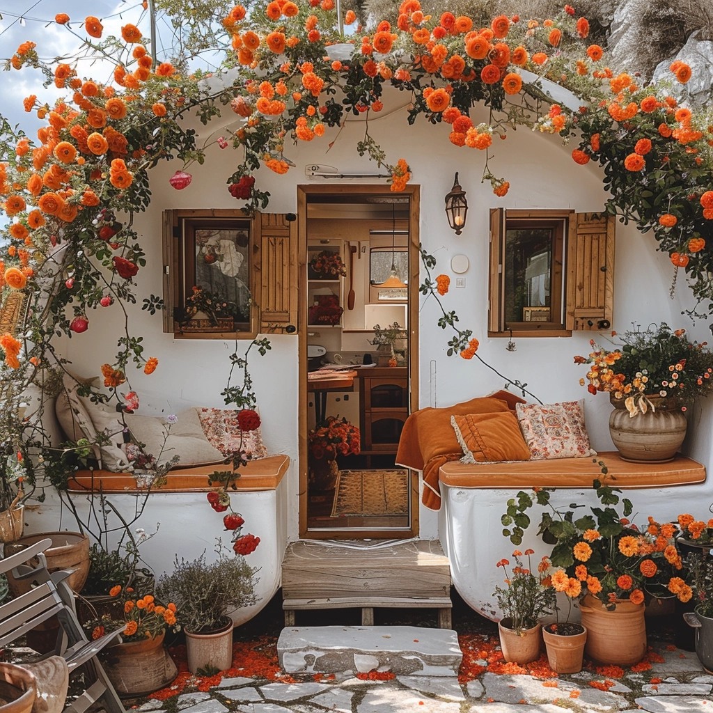 Nature's Haven Create Your Perfect Getaway with a Beautiful Garden House 🌿🌺 (35)