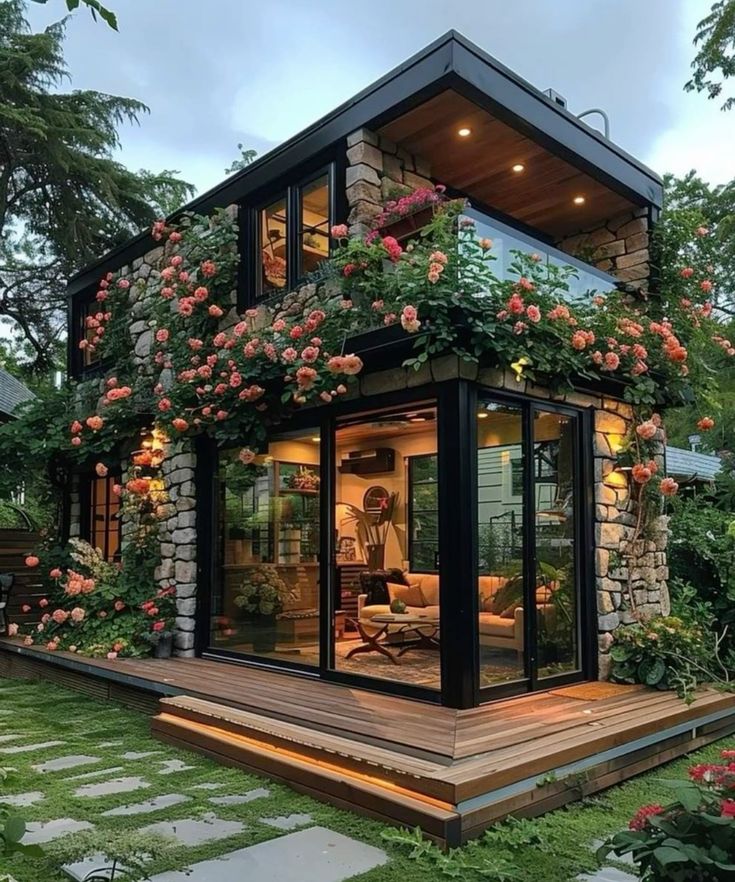 Nature's Haven Create Your Perfect Getaway with a Beautiful Garden House 🌿🌺 (39)