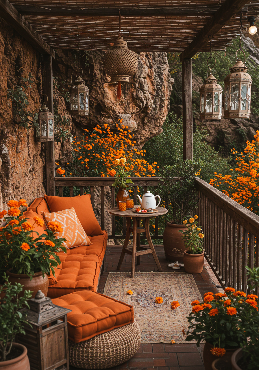 Groovy Balcony Goals Create a Hippie-Chic Outdoor Oasis (1)