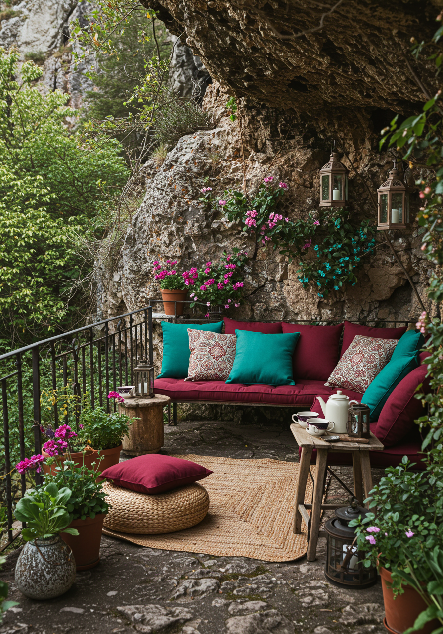 Groovy Balcony Goals Create a Hippie-Chic Outdoor Oasis (12)