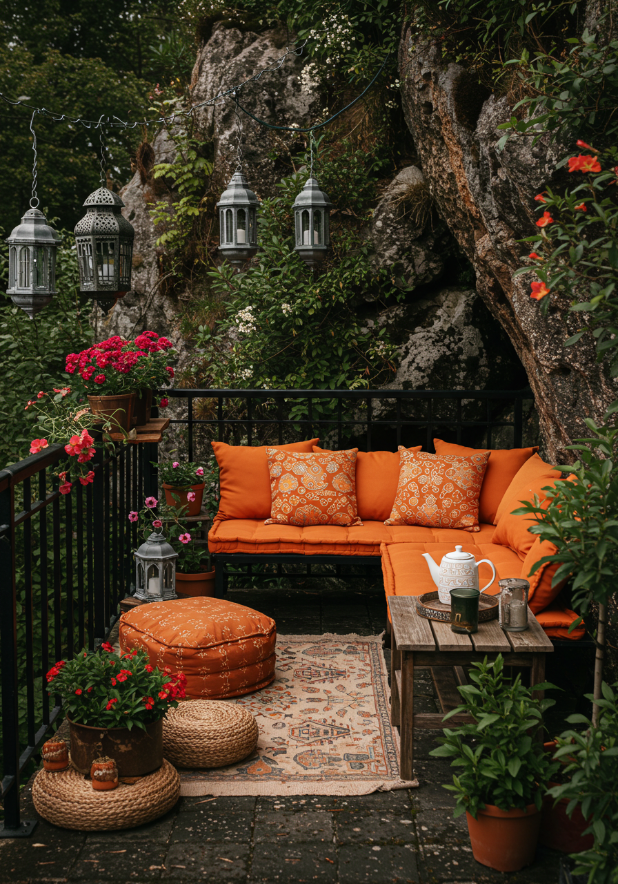 Groovy Balcony Goals Create a Hippie-Chic Outdoor Oasis (3)