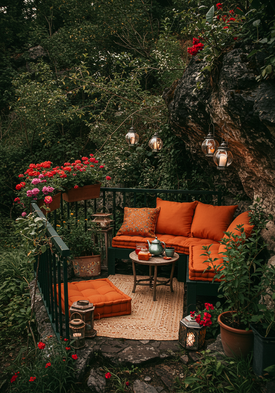 Groovy Balcony Goals Create a Hippie-Chic Outdoor Oasis (5)